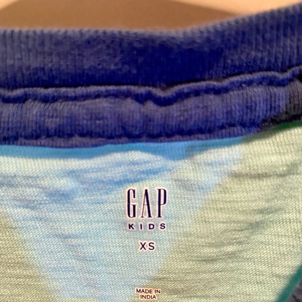 Boys Gap Color Block Short Sleeve Shirt Size XS - Picture 5 of 7